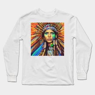 Indigenous Goddess #5 Long Sleeve T-Shirt